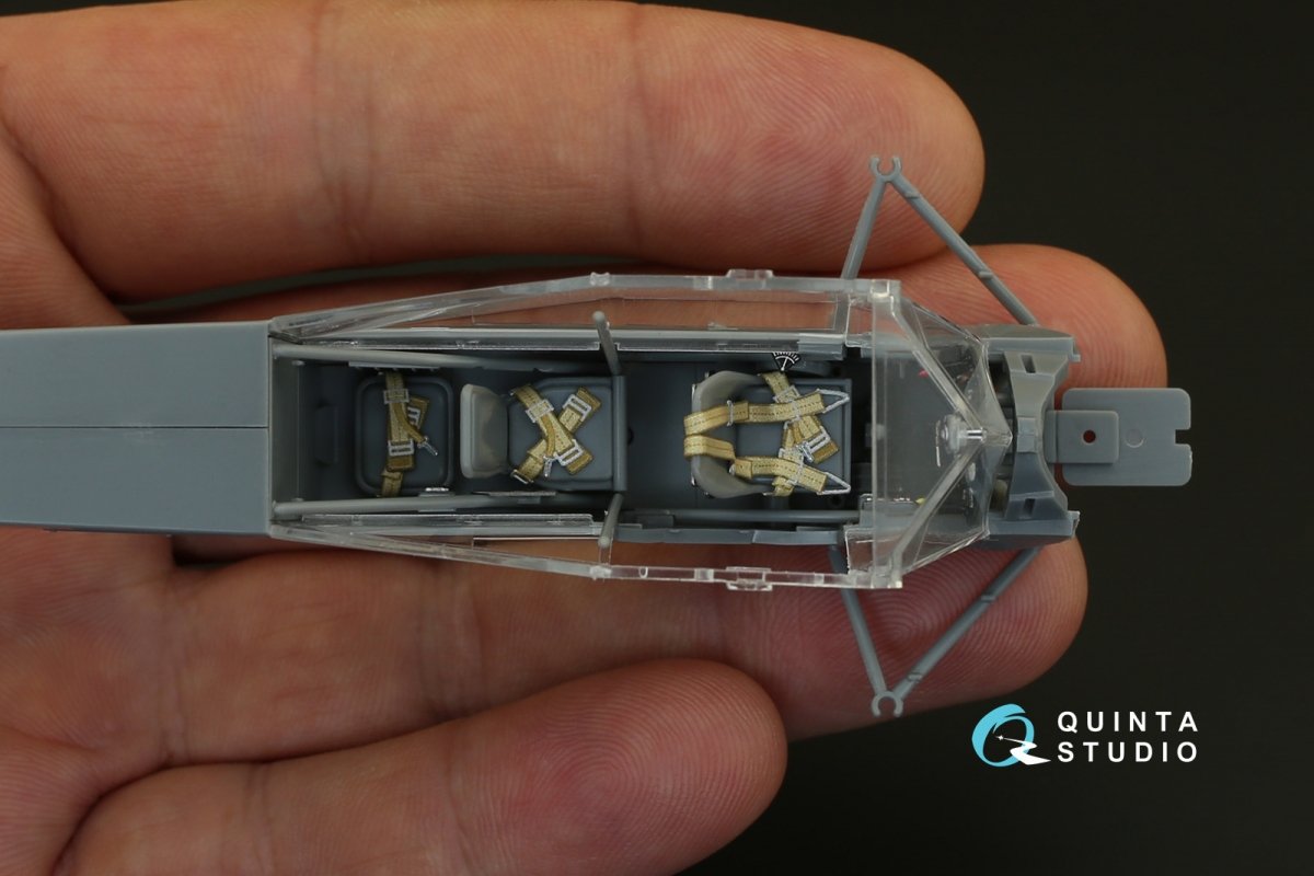 Quinta Studio QD48078 Fi-156 3D-Printed &amp;amp; coloured Interior on decal paper (for Tamiya kit) 1/48 – zdjęcie 7