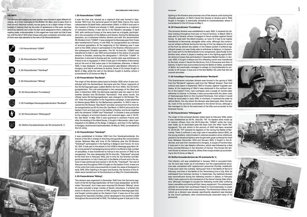 AK Interactive 514 WWII GERMAN MOST ICONIC SS VEHICLES. VOLUME 1 – imagen 4