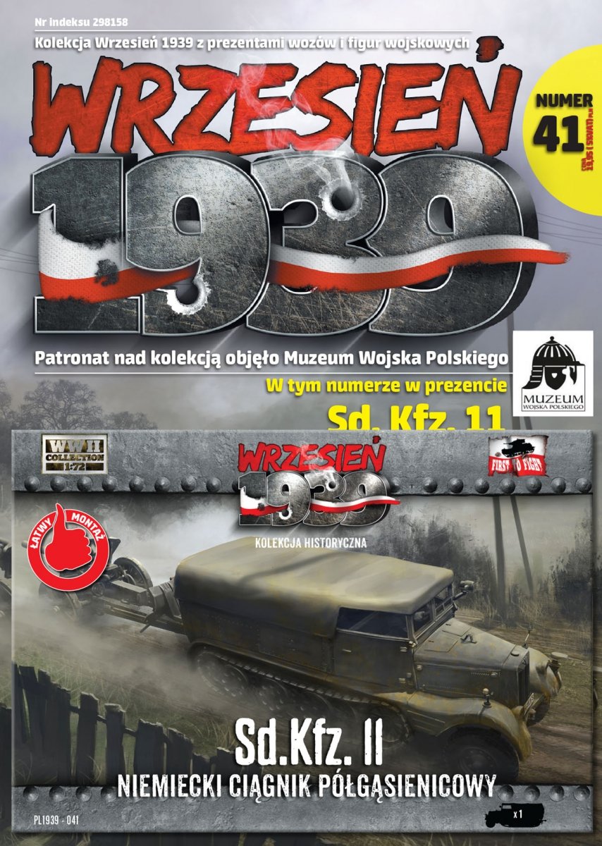 Premier à combattre PL041 Sd. Kfz. II Tracteur semi-chenillé allemand (1/72)
