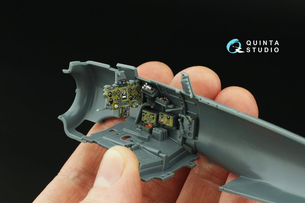 Quinta Studio QD48492 A6M2 Zero Mitsubishi Production 3D-Printed coloured Interior on decal paper (Eduard) 1/48 – Bild 10