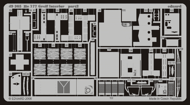 Eduard 49365 He 177 Greif interior 1/48 CMK / MPM – Bild 3