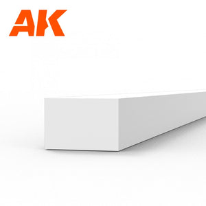 AK Interactive AK6530 STRIPS 2.00 X 3.00 X 350MM – STYRENE STRIP – (8 UNITS) – imagen 2