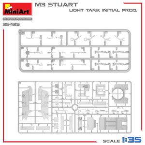 MiniArt 35425 M3 STUART LIGHT TANK, INITIAL PROD 1/35 – immagine 11