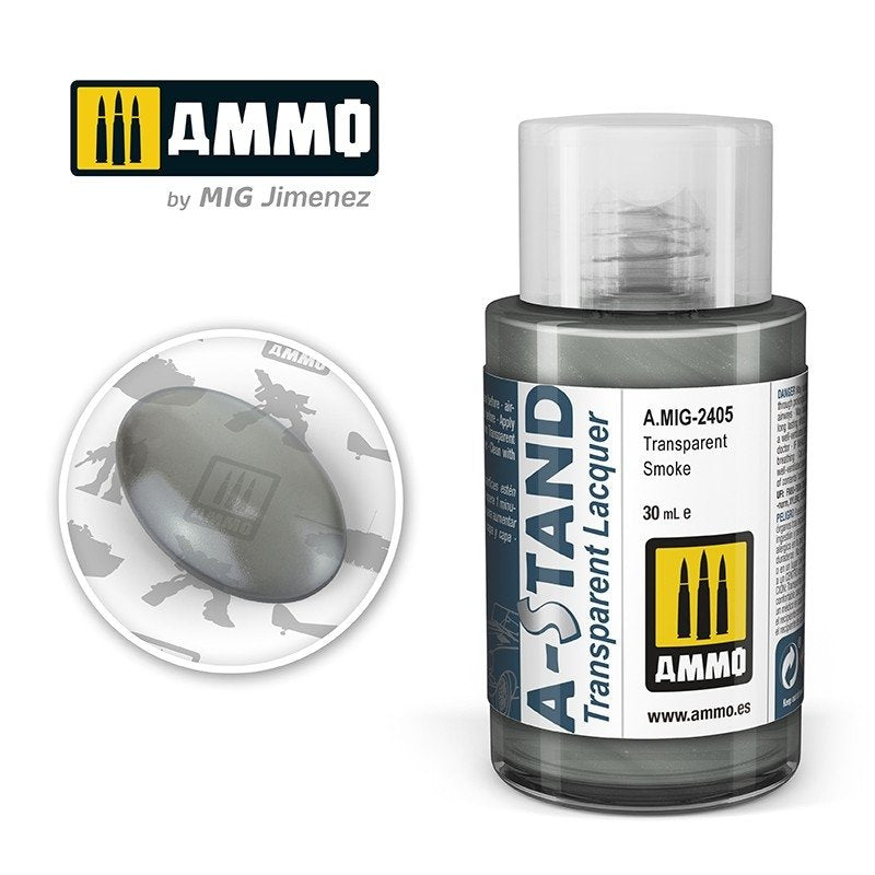 Munitions pour Mig 2405 A-STAND Transparent Smoke 30ml