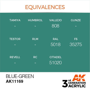 AK Interactive AK11169 BLUE-GREEN – STANDARD 17ml – Bild 3