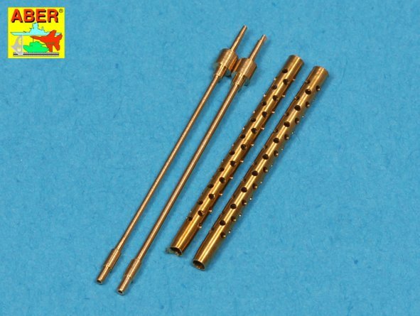 Aber A48 013 Jeu de 2 canons pour mitrailleuse Type 3 MG 1/48