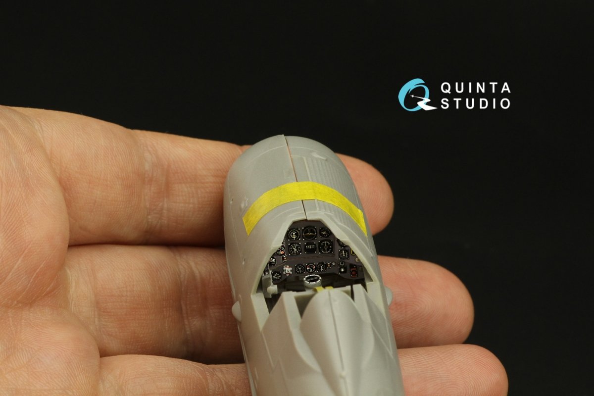 Quinta Studio QD48312 Gloster Gladiator MKII 3D-Printed &amp;amp; coloured Interior on decal paper (Roden) 1/48 – Bild 10