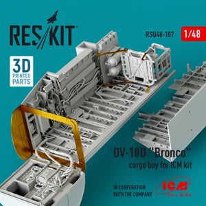 RESKIT RSU48-0187 OV-10D &amp;quot;Bronco&amp;quot; cargo bay for ICM kit (3D Printed) 1/48 – Bild 2