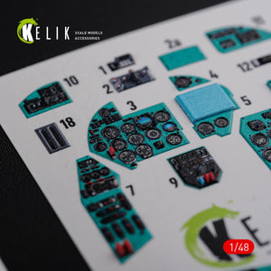KELIK K48092 Mi-24D (Hind-D) interior 3D decals for Trumpeter kit 1/48 – immagine 5
