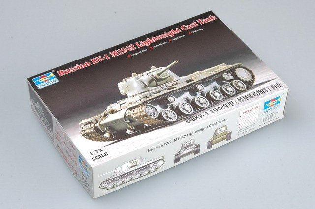 Trumpeter 07233 Russia KV-1 M1942 Lightweight Cast TANK 1/72 – immagine 2