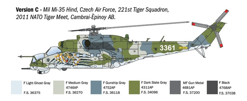 Italeri 1432 Mil Mi-24/Mi-35 Hind 1/72