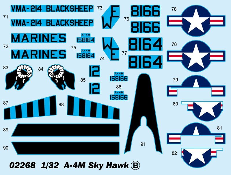 Trumpeter 02268 A-4M Skyhawk 1/32 – immagine 5