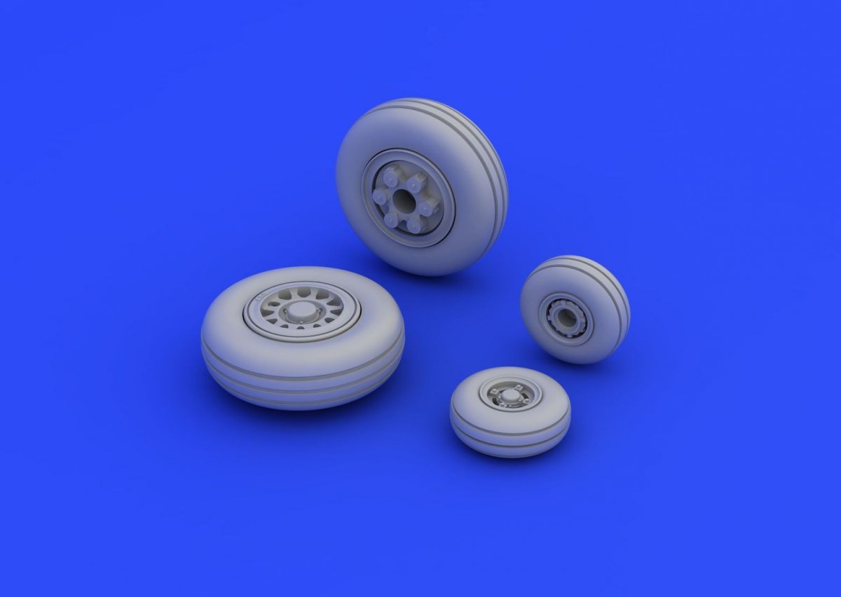 Eduard 672067 JAS-39 wheels 1/72 (REVELL) – imagen 5