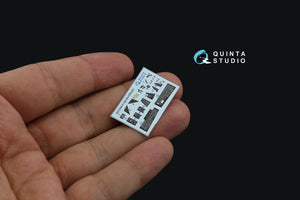 Quinta Studio QD72094 F-16A MLU 3D-Printed &amp;amp; coloured Interior on decal paper (Revell) 1/72 – imagen 2