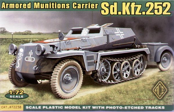 ACE 72238 Sd.Kfz.252 armoured amunitions carrier 1/72