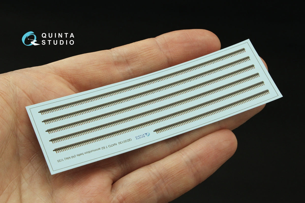 Quinta Studio QD35130 NATO 7.62 ammunition belts (All kits) 1/35 – Bild 3