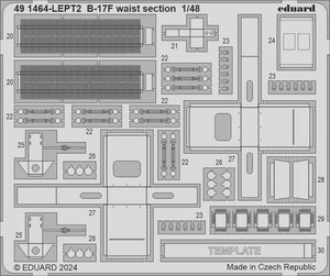 Eduard BIG49427 B-17F alternate nose (frame X) PART I EDUARD 1/48 – immagine 8