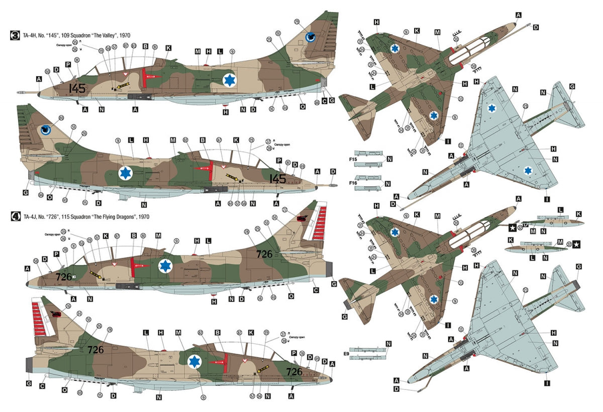 Hobby 2000 48035 Douglas TA-4H/J Skyhawk IAF ( HASEGAWA + CARTOGRAF + MASKI + 3D Print ) 1/48 – Bild 3