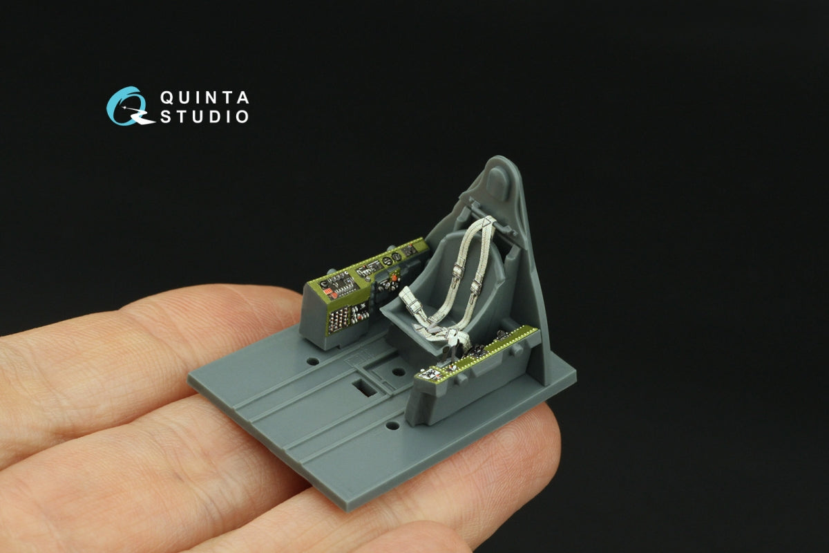 Quinta Studio QD48413 F6F-3E/N Hellcat 3D-Printed &amp;amp; coloured Interior on decal paper (Eduard) 1/48 – imagen 9