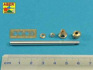 Aber 35L-237 75mm KwK40L/48 barrel with middle model muzzle brake for Germ.Pz.Kpfw.VI, Ausf.H 1/35 – immagine 2