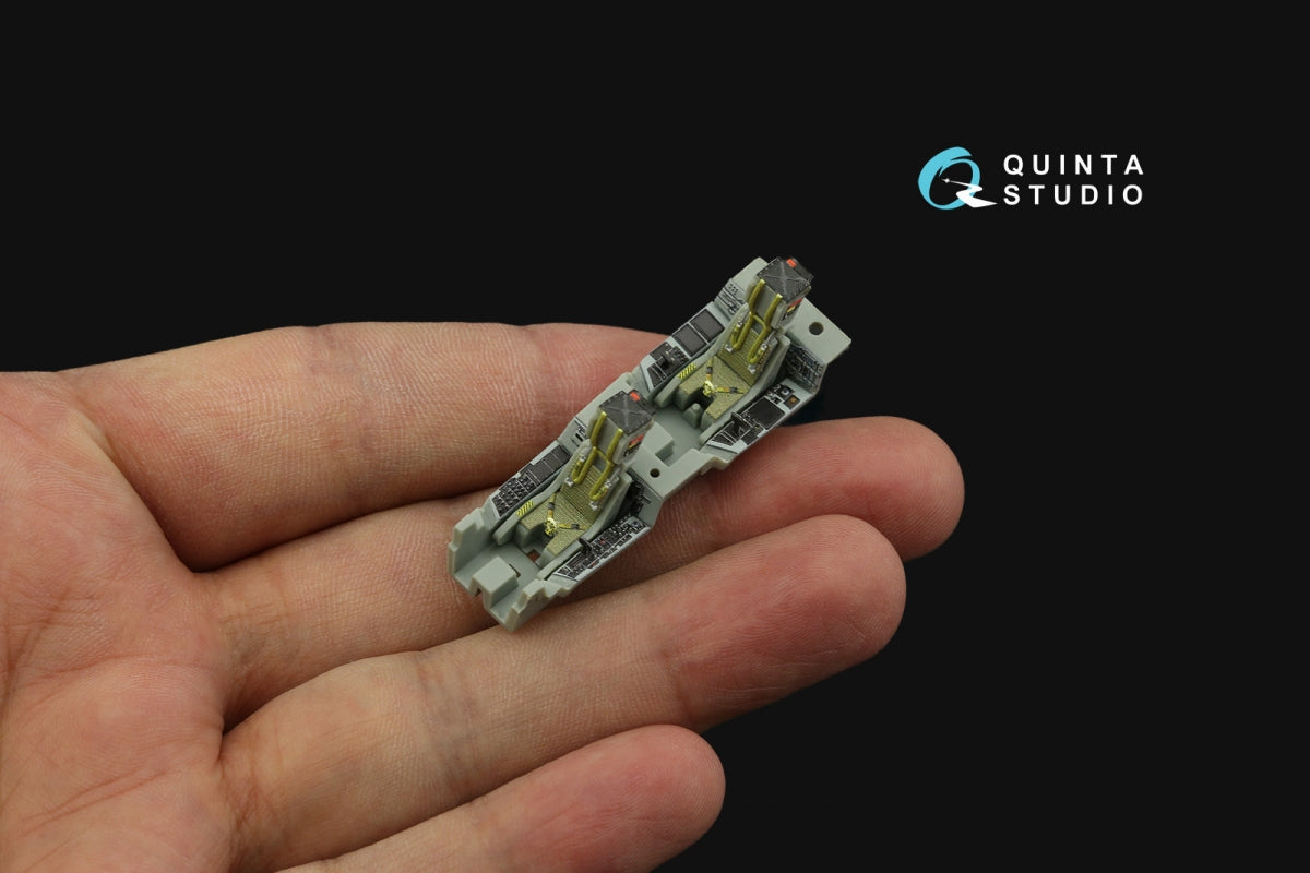Quinta Studio QD72075 F/A-18F Late, E/A-18G 3D-Printed &amp;amp; coloured Interior on decal paper (Academy) 1/72 – imagen 8