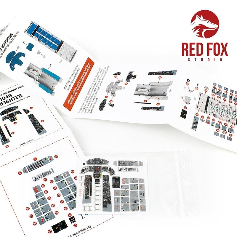 Red Fox Studio QS-32118 F-104G Starfighter (pour kit Italeri) 1/32 – image 3