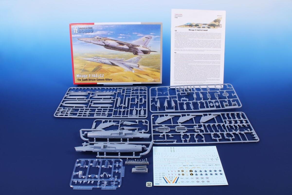 Special Hobby 72435 Mirage F.1AZ/CZ Les tueurs de communistes sud-africains 1/72 – image 2
