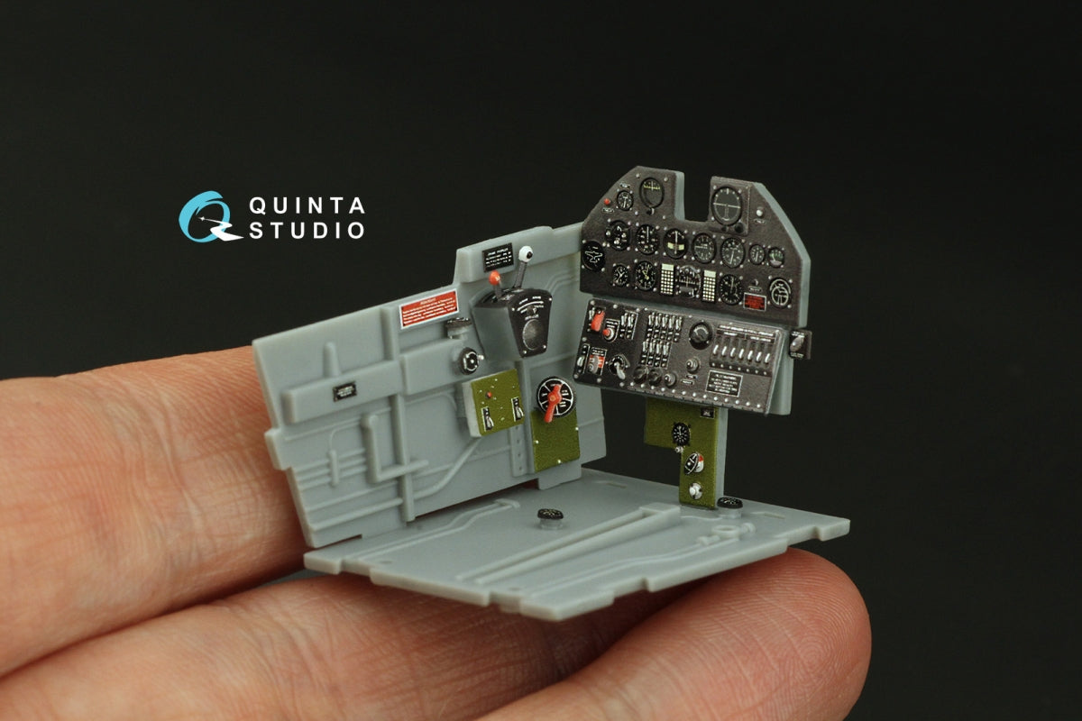 Quinta Studio QD32214 P-40M WarHawk 3D-Printed coloured Interior on decal paper (Trumpeter) 1/32 – zdjęcie 9