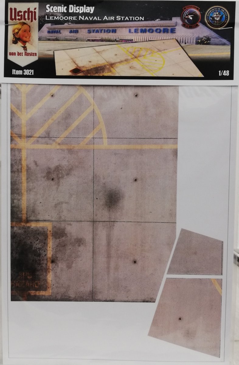 Uschi 3021 Display diorama &amp;quot;Lemoore NAS&amp;quot; 1/48