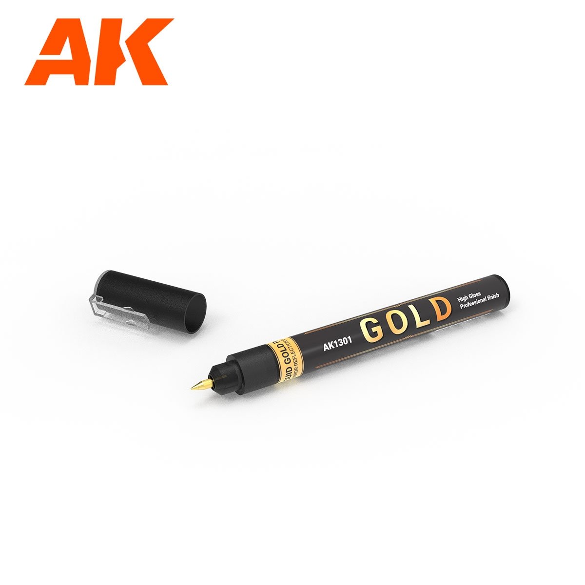 AK Interactive AK1300 METALLIC LIQUID MARKERS – 4 UNITS SET – zdjęcie 2