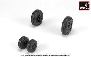 Roues Armory Models AW32503 JAS-39 Gripen avec pneus lestés, fin de série, échelle 1/32 – image 4