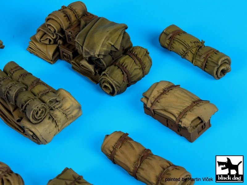Black Dog T35141 Tentage+bedrols N 1/35 – Bild 3