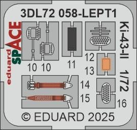 Eduard 3DL72058 Ki-43-II SPACE ARMA HOBBY 1/72 – zdjęcie 3