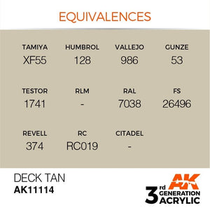 AK Interactive AK11114 DECK TAN – STANDARD 17ml – Bild 3