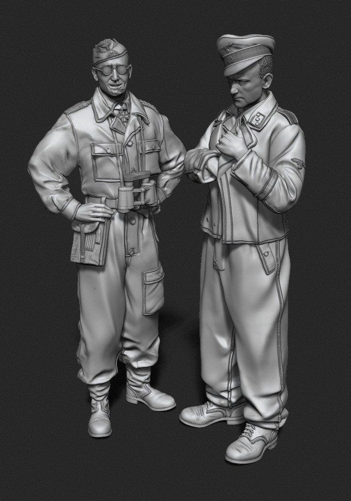 Panzer Art FI35-083 Officiers de chars Waffen-SS, coffret de bataille de Koursk, échelle 1/35