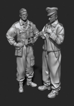 Panzer Art FI35-083 Officiers de chars Waffen-SS, coffret de bataille de Koursk, échelle 1/35