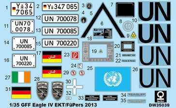 Das Werk DW35039 GFF Eagle IV EKT / FuPers 2013 1/35 – immagine 2