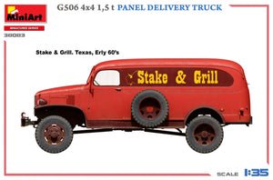 MiniArt 38083 G506 4x4 1,5 t Camion de livraison de panneaux 1/35 – image 4