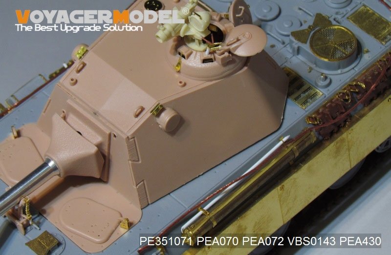 Voyager Model PE351071 WWII German Panther II Prototype Design Plan basic for Amusing Hobby 1/35 – imagen 4
