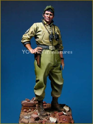 Young Miniatures YM9002 Équipage de char américain Seconde Guerre mondiale 90 mm
