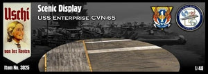 Uschi van der Rosten 3025 Scenic Display &amp;#39;USS Enterprise CVN-65&amp;#39; circular 1/48