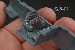 Quinta Studio QD48095 Bf 109G-14 3D-Printed &amp;amp; coloured Interior on decal paper (for Eduard kit) 1/48 – Bild 5
