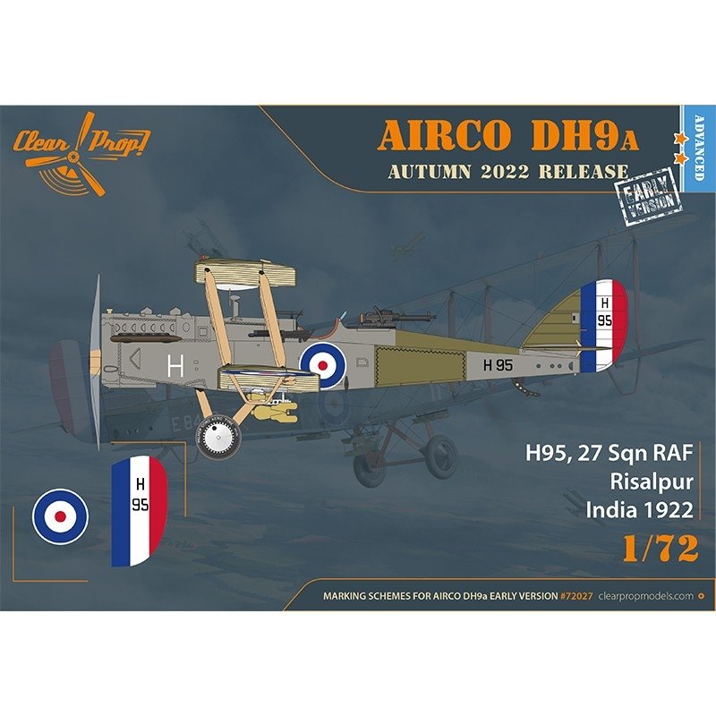 Clear Prop! CP72027 Airco DH.9a (early version) ADVANCED KIT 1/72 – immagine 16