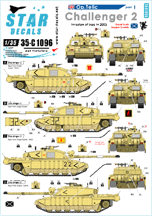 Star Decals 35-C1096 Op. Telic 1 1/35