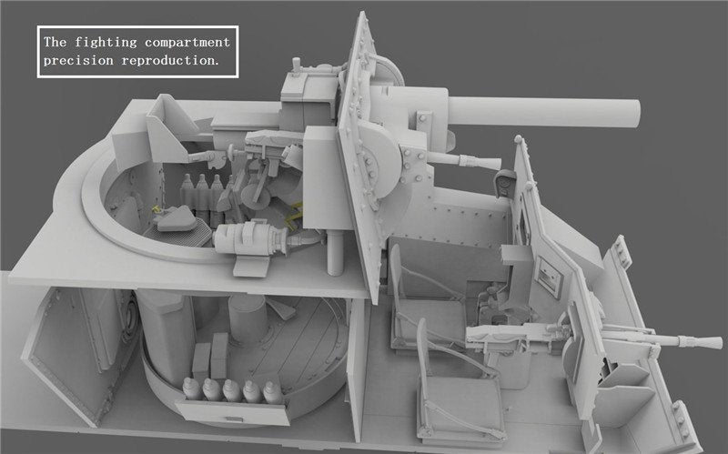 Gecko Models 35GM0001 CRUISER TANK MK.II ACS WITH INTERIOR 1/35 – zdjęcie 12