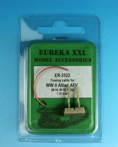 Eureka XXL ER-3522 Towing cable for American armored vehicles from World War II 1/35
