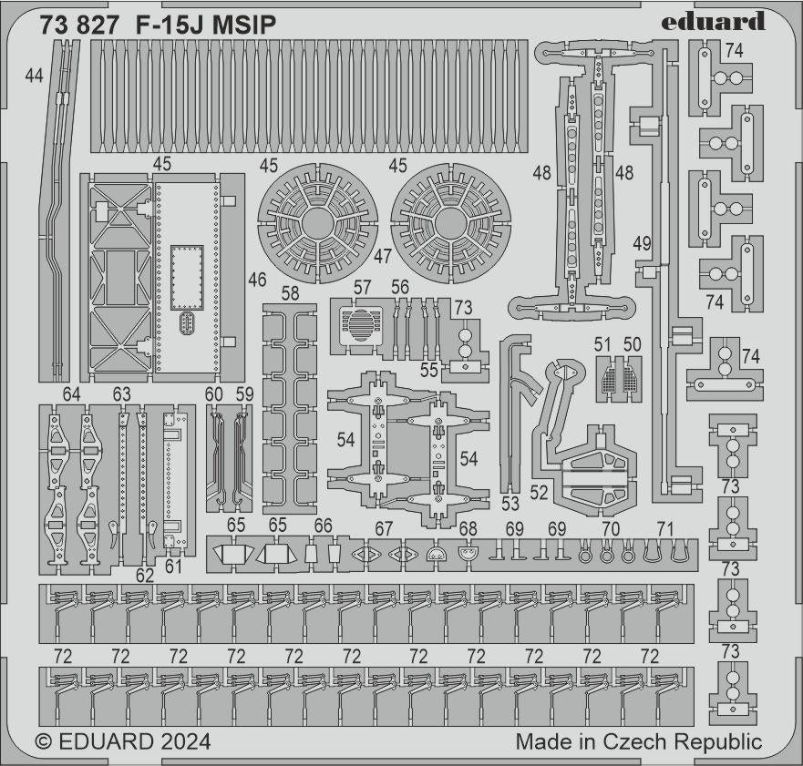 Eduard 73827 F-15J MSIP FINE MOLDS 1/72 – image 2