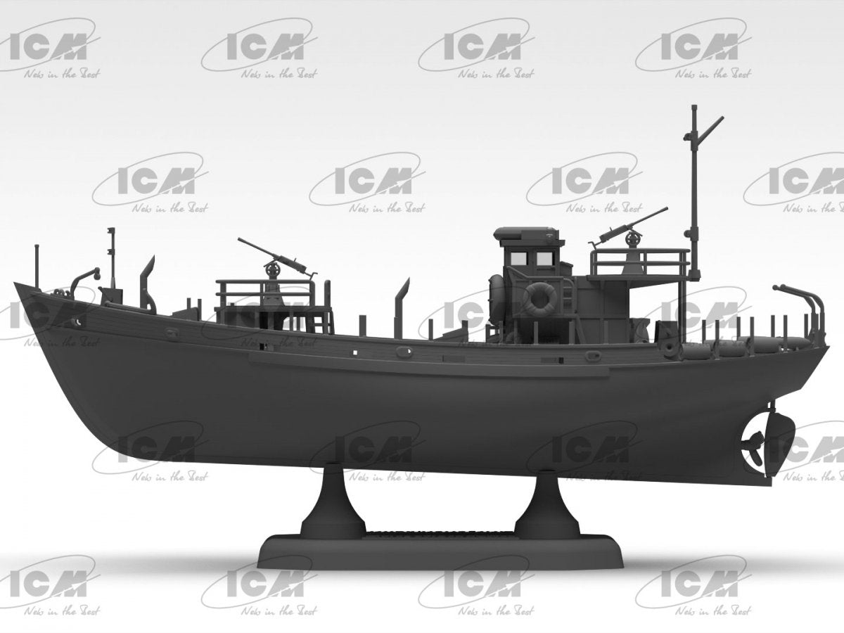 ICM S012 KFK Kriegsfischkutter WWII German multi-purpose boat 1/144 – immagine 6