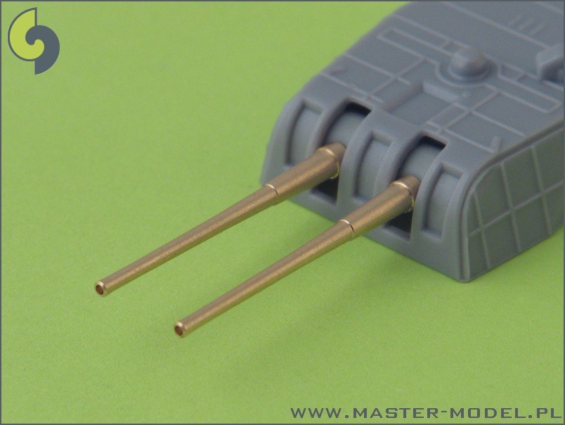 Master SM-350-032 IJN 20cm/50 (8&amp;quot;) 3rd Year Type No. 2 barrels - without blastbags (10pcs) – immagine 3
