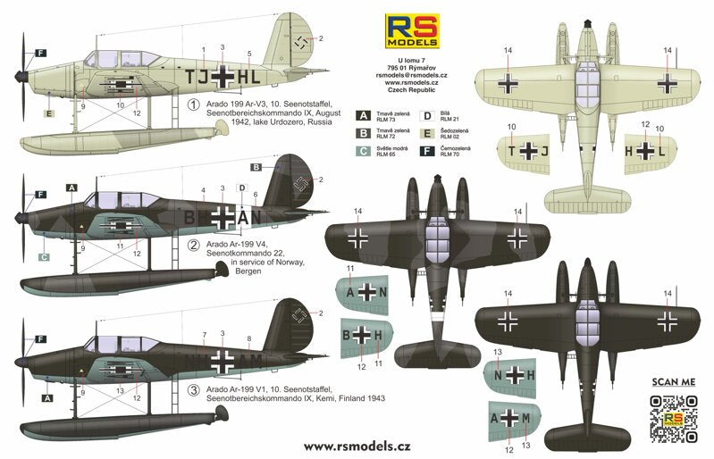 RS Models 92271 Arado Ar 199 early version 1/72 – image 2